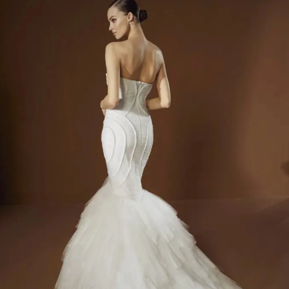 PRONOVIAS - 'Lana' Wedding Dress - Size US10 - MSRP $6290 - NWT - SAVE $5000 - Picture 5 of 12